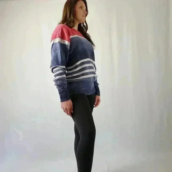 Ralph Lauren Oversized Chunky Striped Sweater - XL - Picture 6 of 9